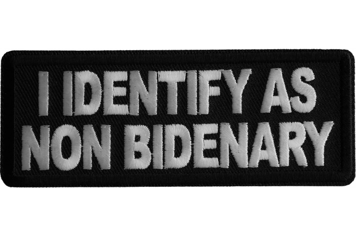 I identify as non Bidenary Patch