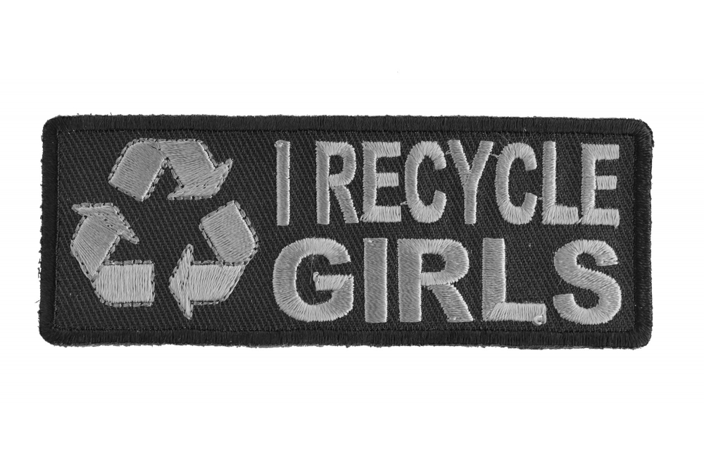 I Recycle Girls Patch