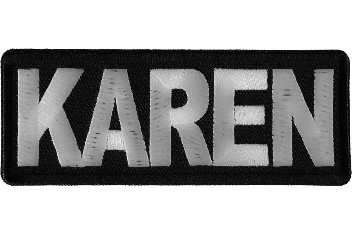 Karen Funny Iron on Patch