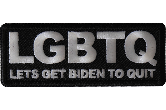 LGBTQ Lets Get Biden to Quit Funny Patch