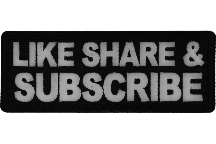 Like Share Subscribe Patch