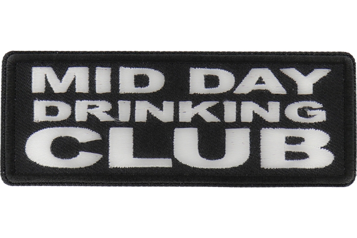 Mid Day Drinking Club Patch