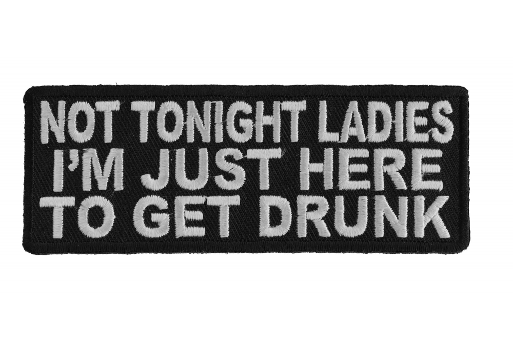 Not Tonight Ladies Patch