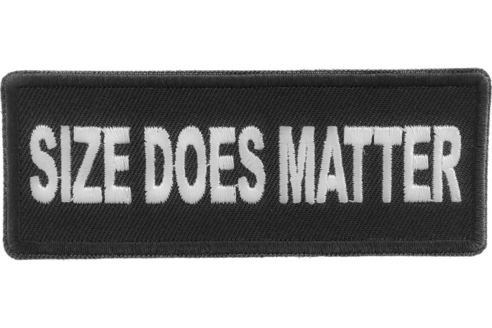 Size Does Matter Patch