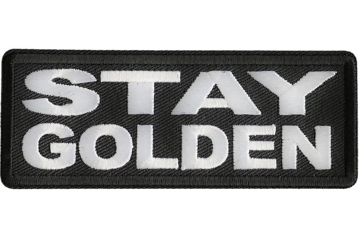 Stay Golden Patch
