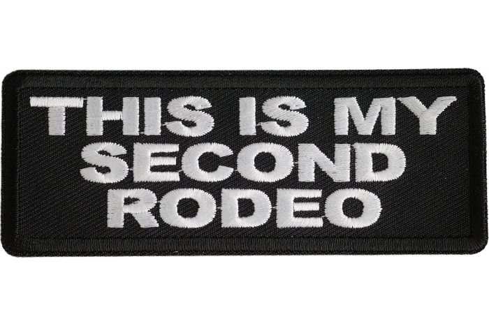 My Second Rodeo Labels This Is My Second Rodeo Patch by Ivamis Patches
