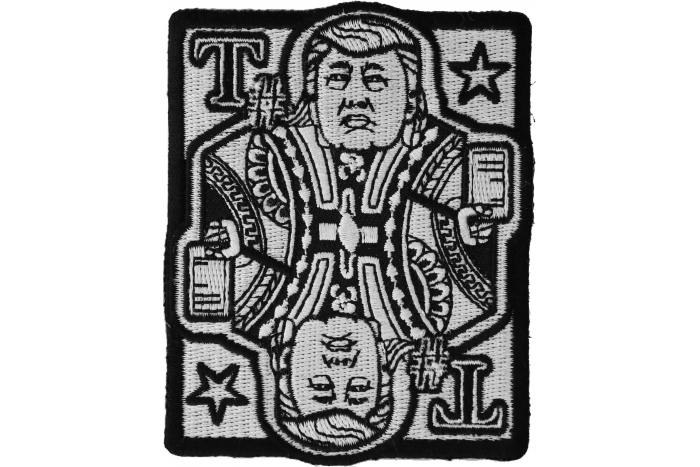 Trump Card Funny Iron on Patch Mr Twitter