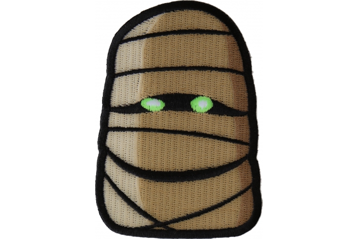 Wacky Mummy Iron on Funny Iron on Patch