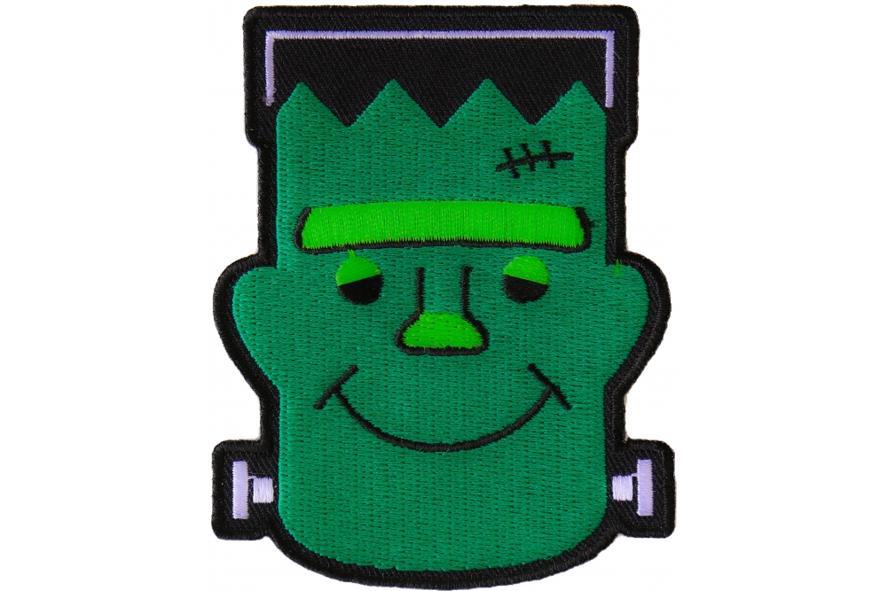 Whacky Frankenstein Funny Iron on Patch