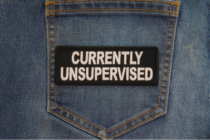 Currently Unsupervised Patch shown on jeans