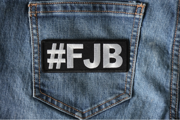 FJB Patch shown on jeans