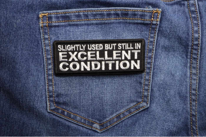 Slightly Used But Still in Excellent Condition Patch shown on jeans