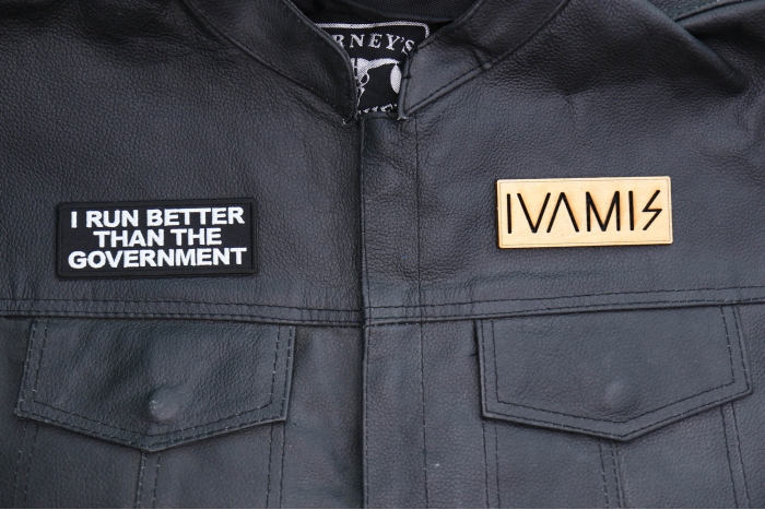 I run Better than the government Patch shown on leather vest