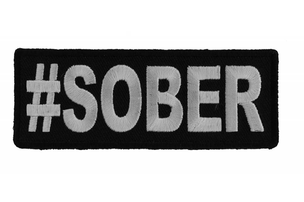 Hashtag Sober Patch