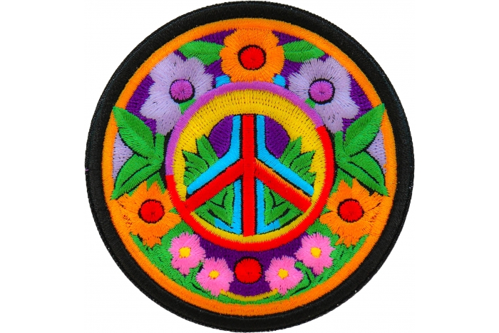 Flowers and Peace Patch