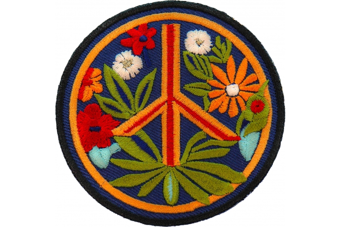 Hippie Flower Peace Patch