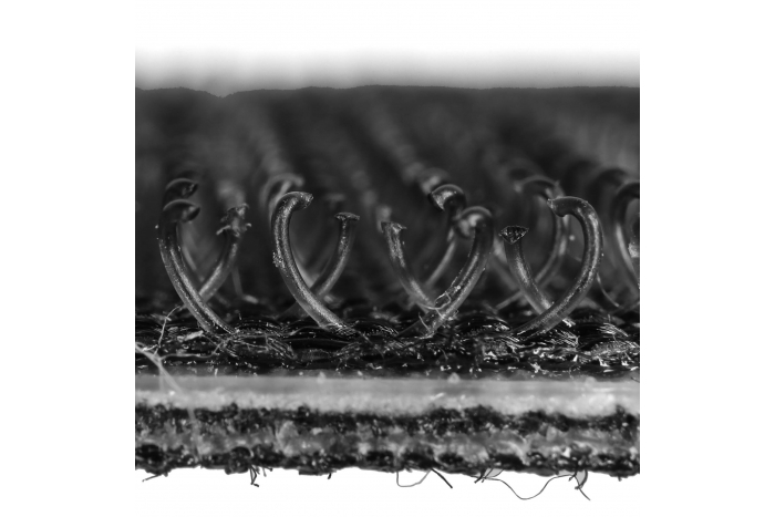 Peel and Stick Hook Backing for Iron on Patches shown on jeans