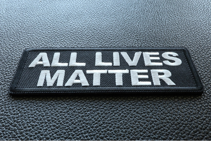 All Lives Matter Patch diagonal view