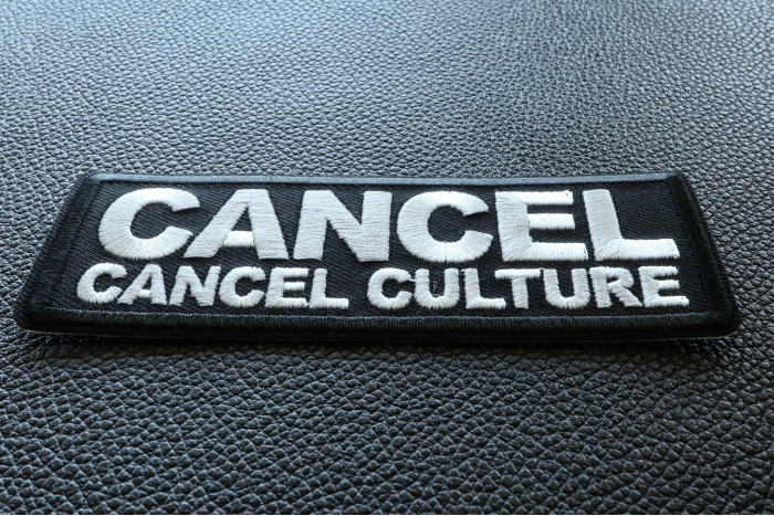 Cancel cancel Culture Patch diagonal view
