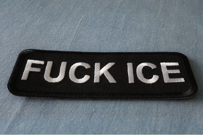 Fuck Ice Patch diagonal view
