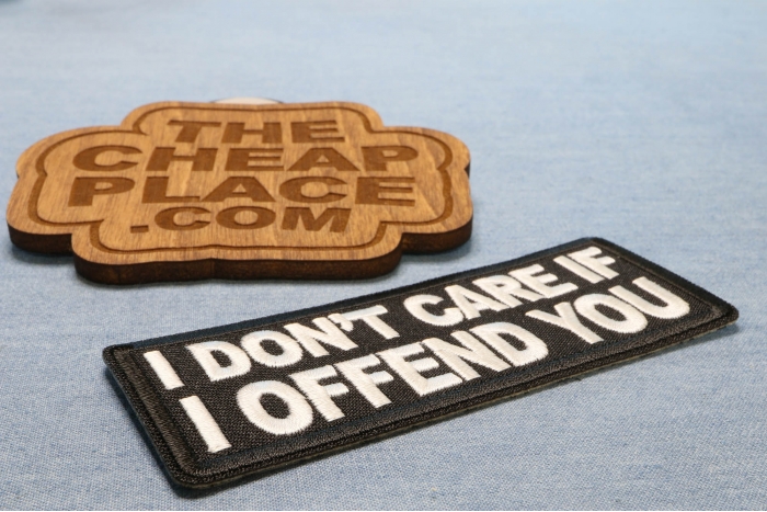 I don't care if I offend you Patch diagonal view