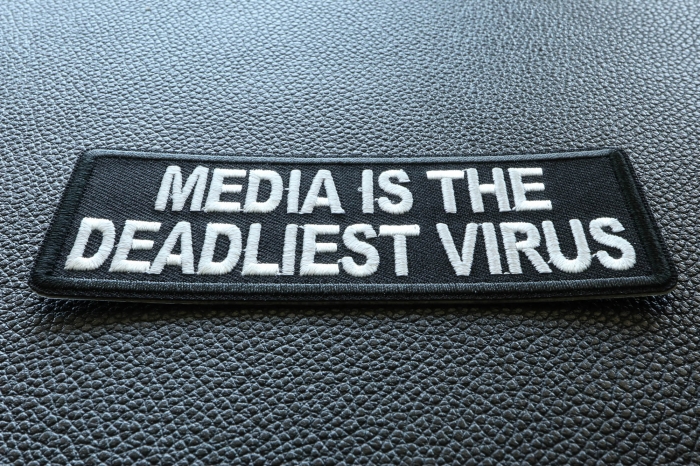 Media is the Deadliest Virus Patch diagonal view