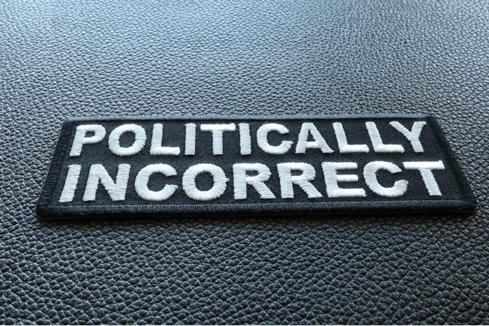 Politically Incorrect Patch diagonal view