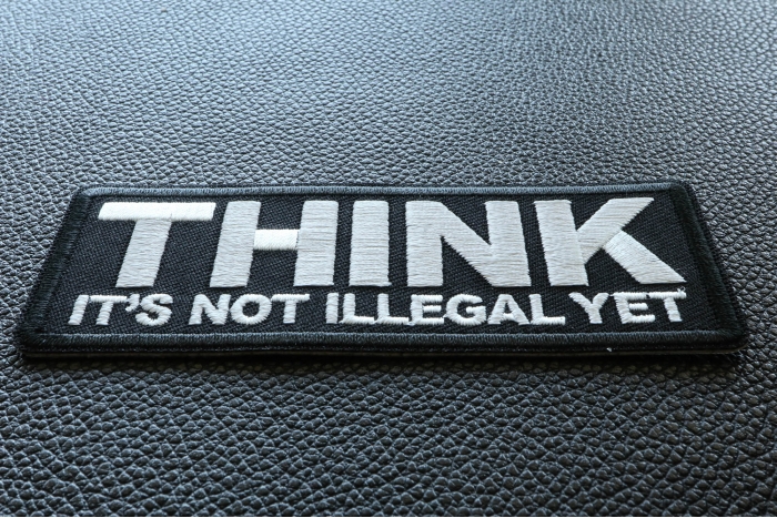 Think it's Not illegal Yet Patch diagonal view