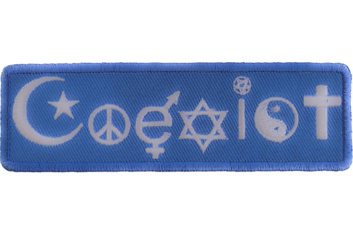Coexist Iron on Morale Patch