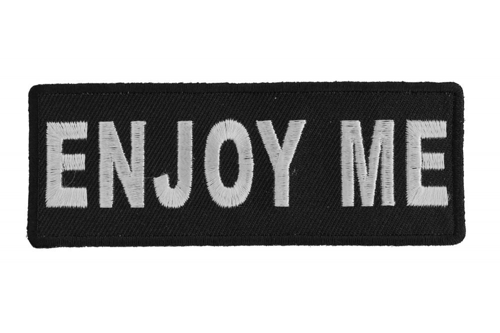 Enjoy Me Iron on Morale Patch