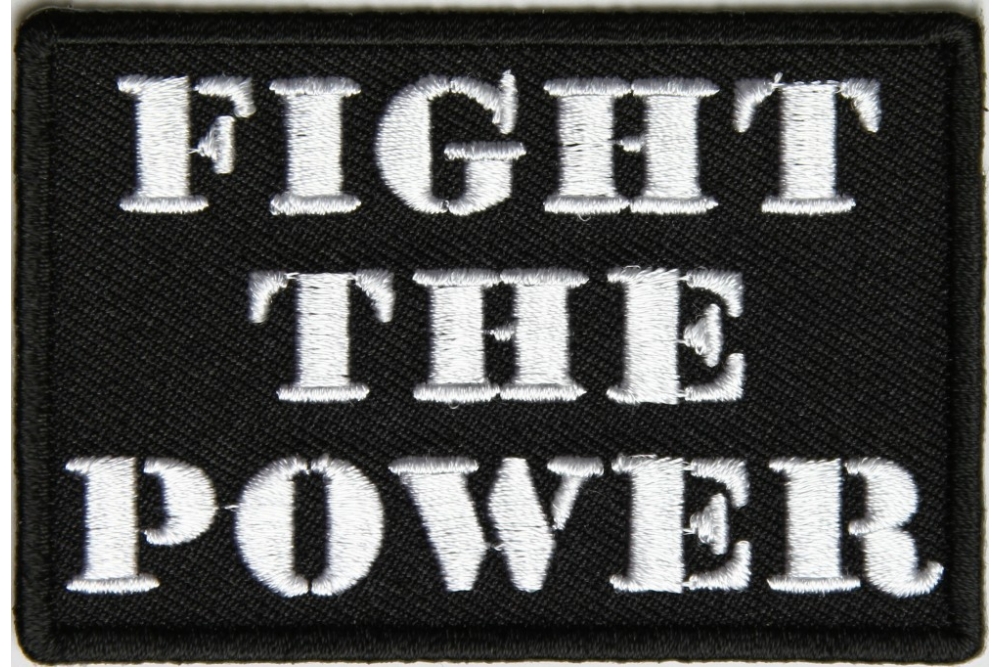 Fight The Power Iron on Morale Patch