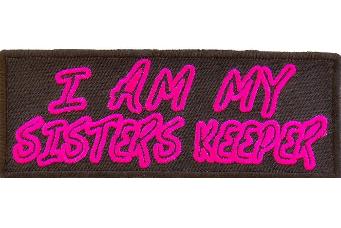 I Am My Sisters Keeper Iron on Morale Patch