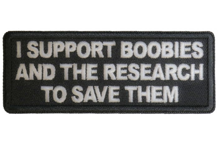 I support Boobies and The Research To Save Them Patch