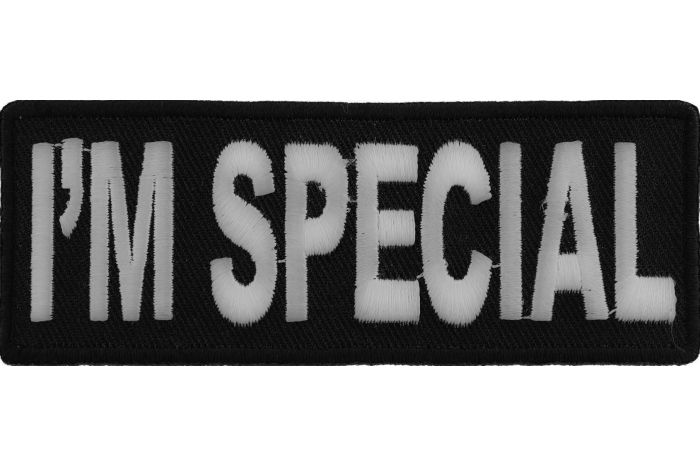 I'm Special Patch| Embroidered Patches by Ivamis Patches