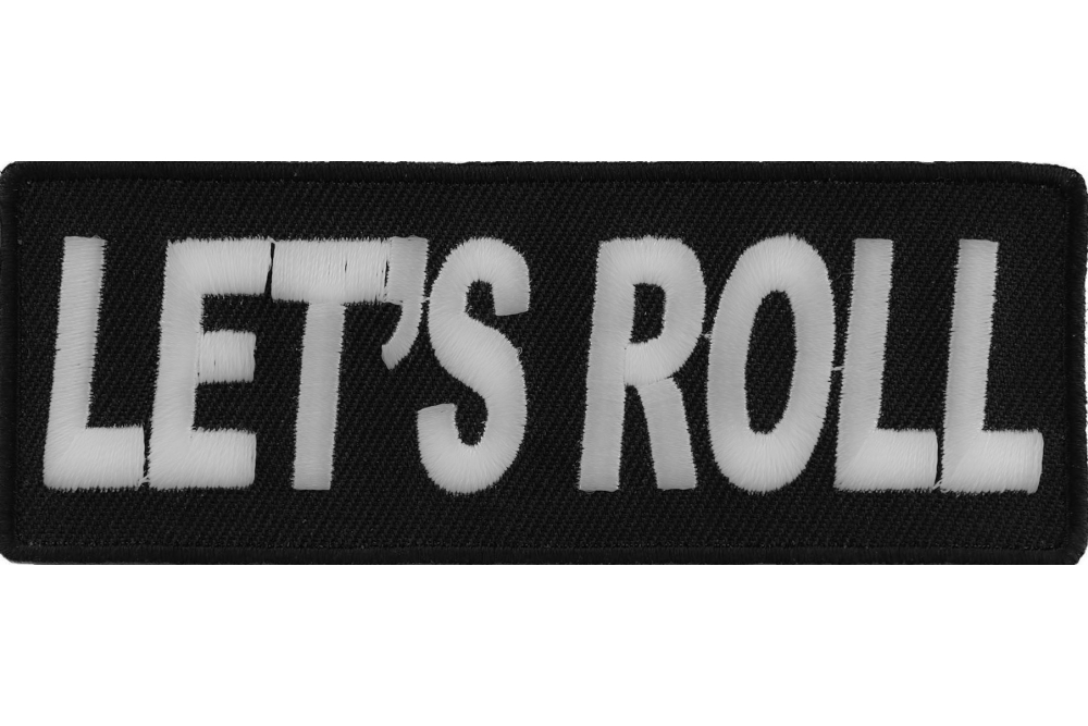 Let's Roll Iron on Fun Patch