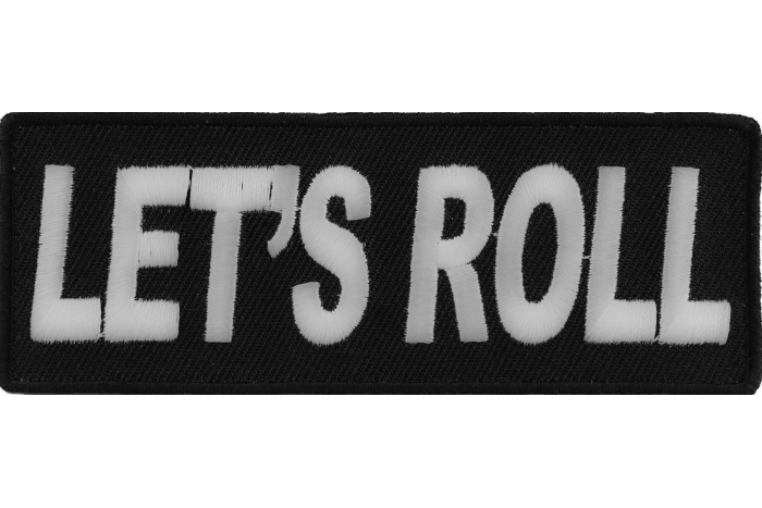 Let's Roll Iron on Fun Patch