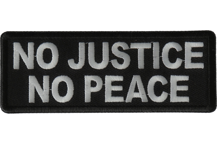 No Justice No Peace Patch
