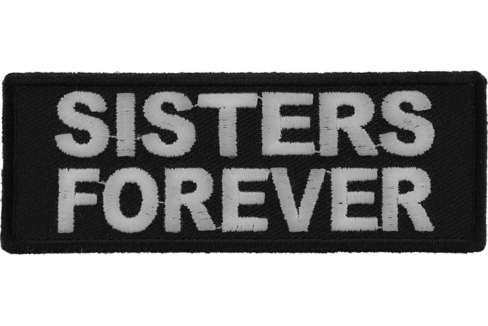 Sisters Forever Iron on Morale Patch