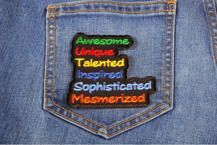 AUTISM Morale Patch shown on jeans