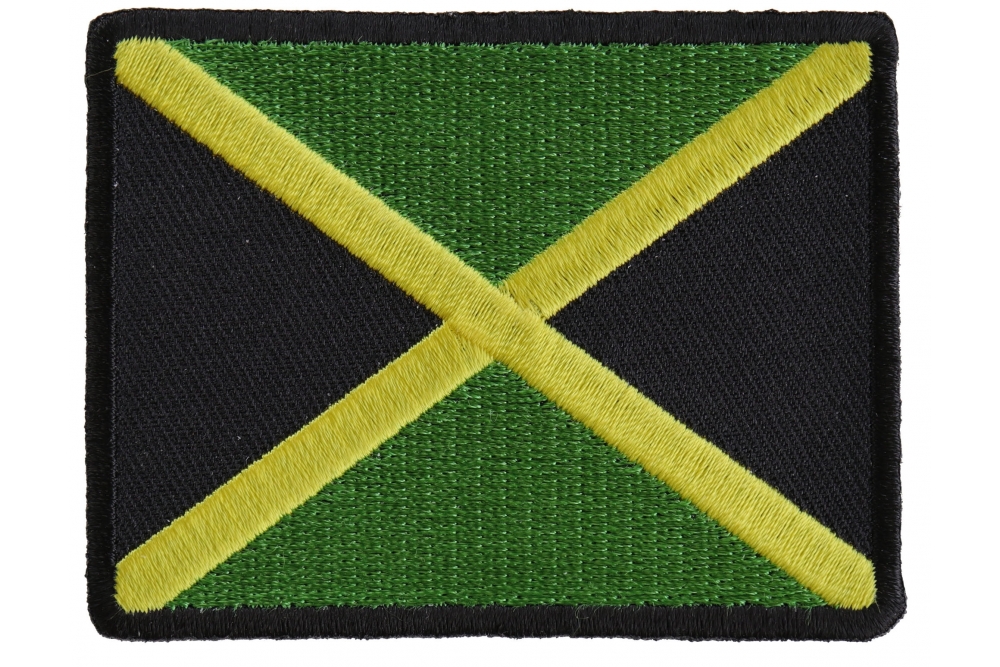 COMMONWEALTH OF JAMAICA JAMAICAN NATIONAL FLAG Sew on Patch Free Shipping 