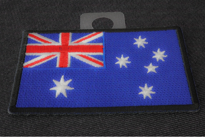 Australian Flag Patch diagonal view
