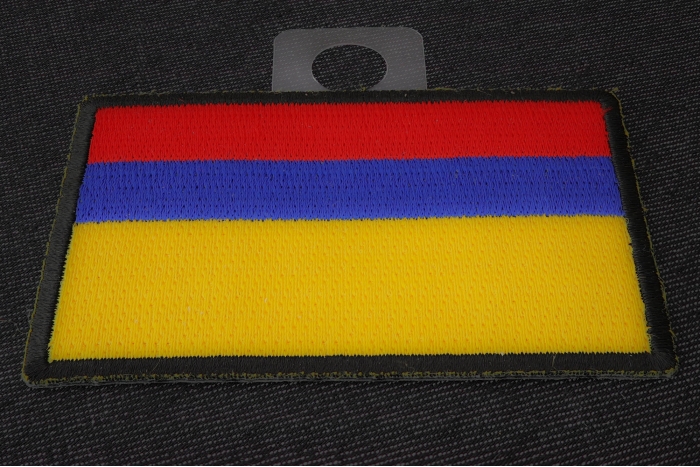 Colombia Flag Patch diagonal view