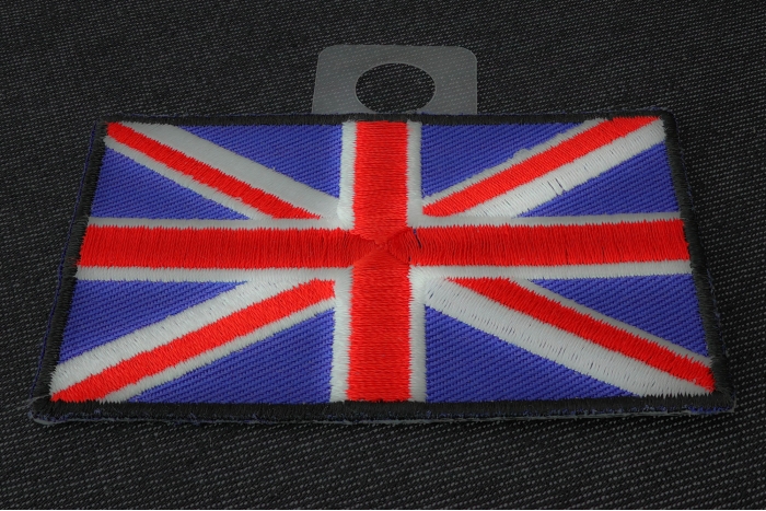 United Kingdom Flag Patch diagonal view