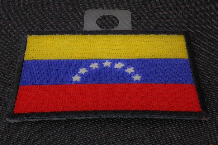 Venezuela Flag Patch diagonal view