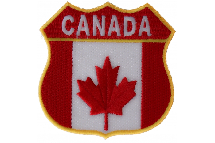 Canadian Shield Patch - Canada Flag
