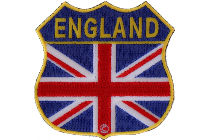 England Shield Flag Patch