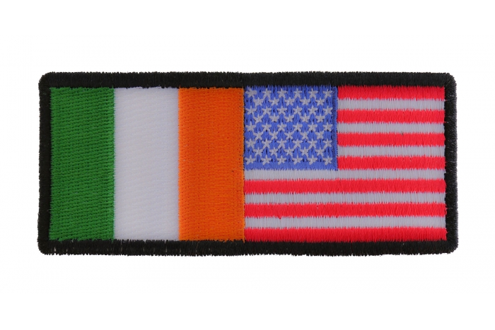 Irish American Flag Patch