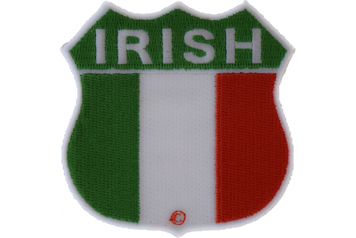 Irish Shield Flag Patch