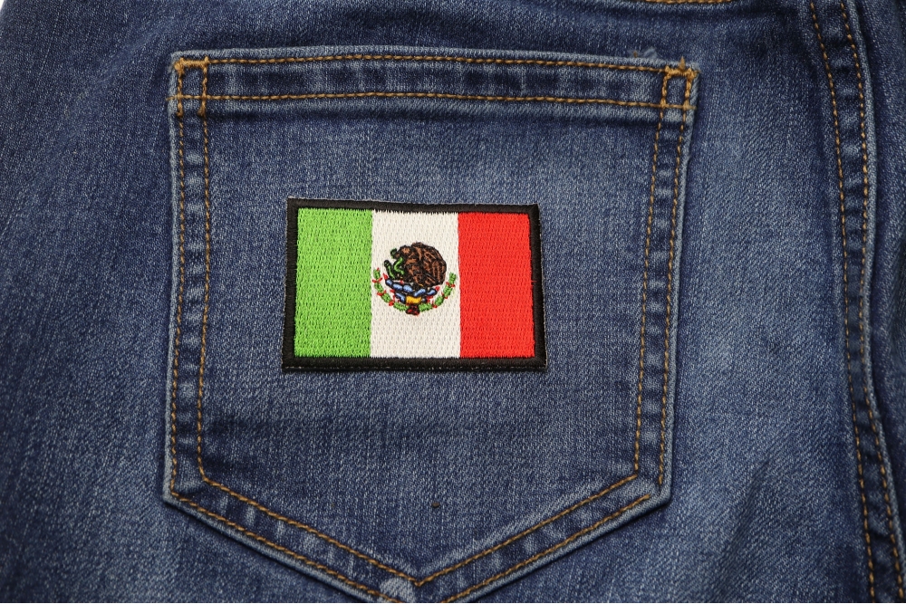 Mexico Flag Embroidered Patch 