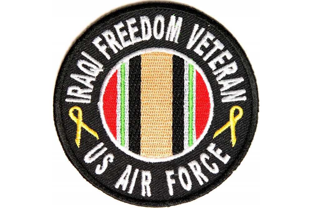 Iraqi Freedom Air Force Vet Patch Round